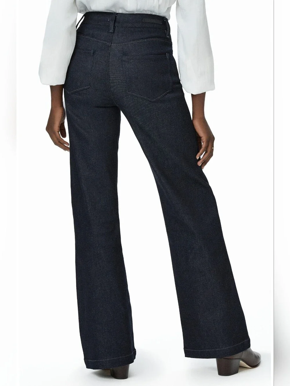 Paige Leenah Jolene Wide Leg Jeans in Montecito - Picture 4 of 11